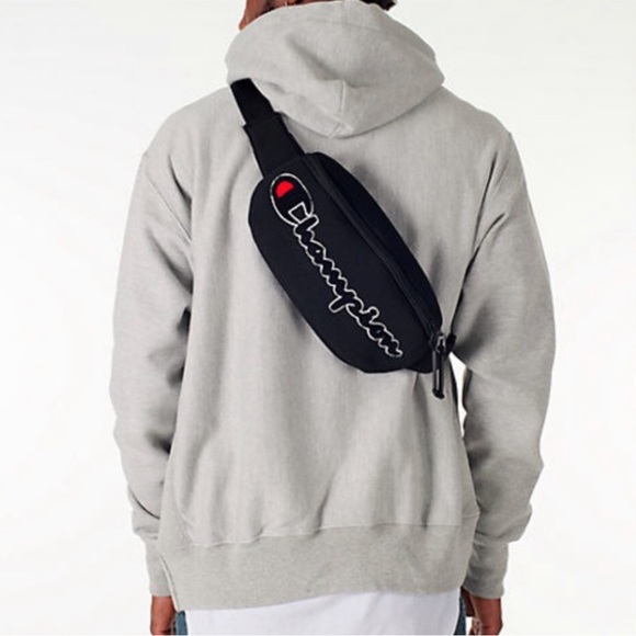 CHAMPION Oversized Fanny Pack Embroidered Crossbody Waist Bag - Picture 5 of 16